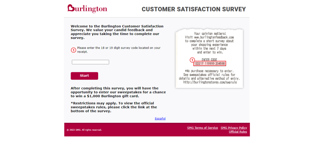 Burlington Satisfaction Survey Image